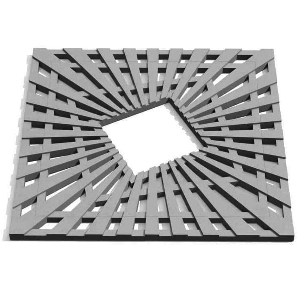 Приствольная решетка для дерева ZKING ATMOSPHERE 1.2х1.2м Серая Петропавловск-Камчатский фото