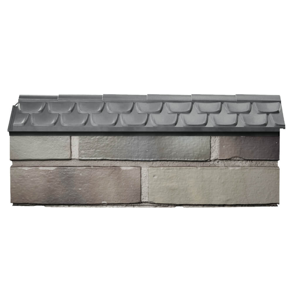 Парапет Zking Эльбрус Серый с посадкой на 0.5 кирпича (130мм) в Петропавловске-Камчатском фото