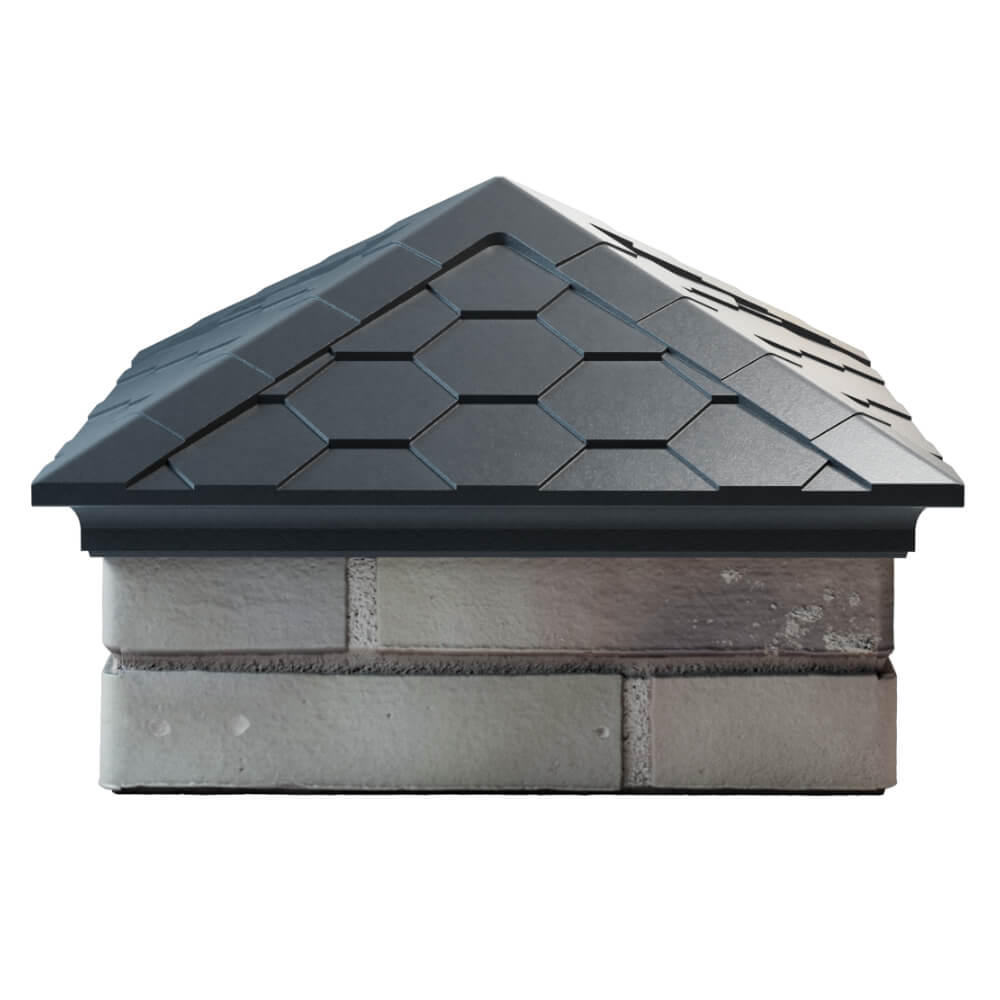 Колпак Zking Эверест Серый на столб 1.5х1.5 кирпича (390х390мм) Петропавловск-Камчатский фото