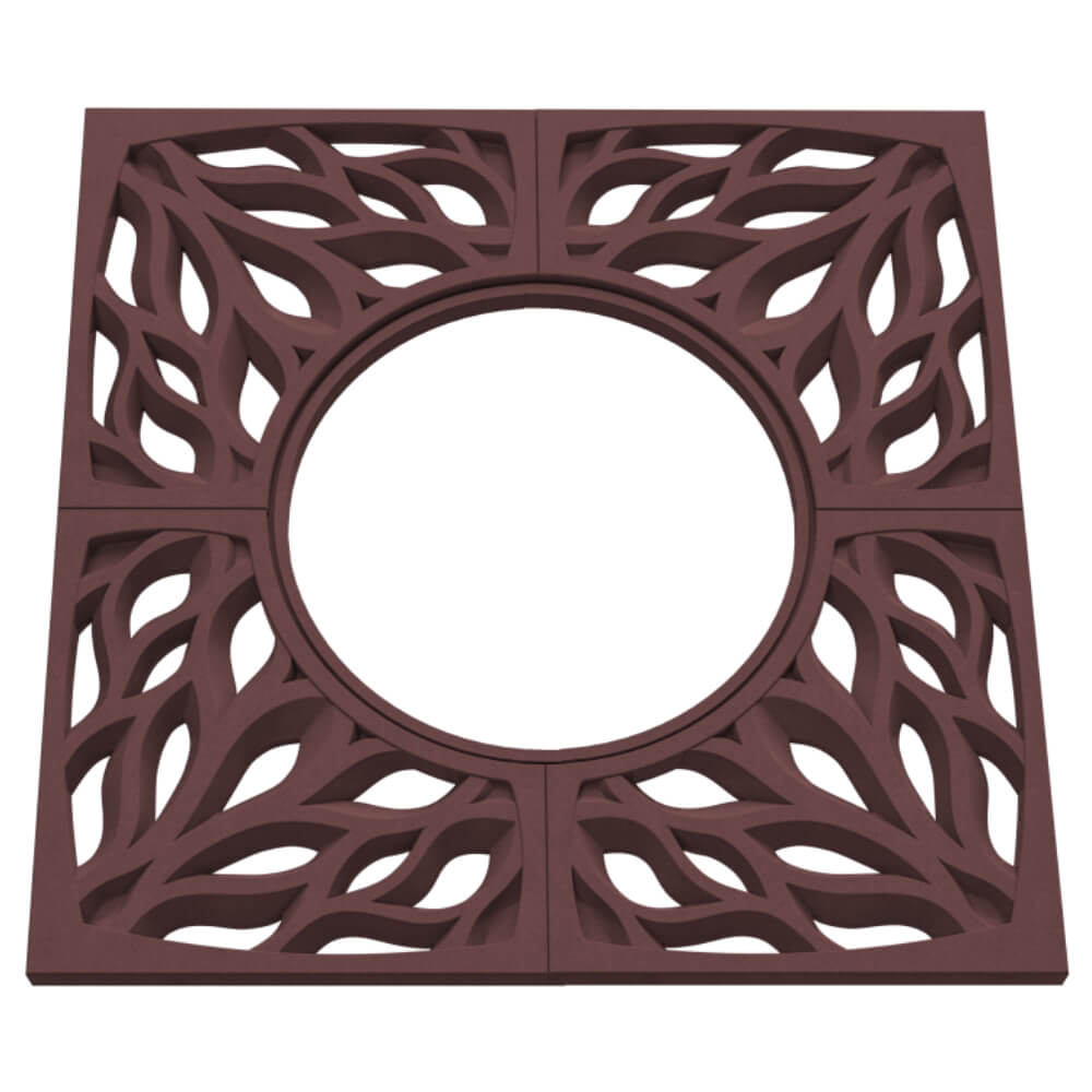 Приствольная решетка для дерева ZKING CRUST 1.2х1.2м Коричневая в Петропавловске-Камчатском фото