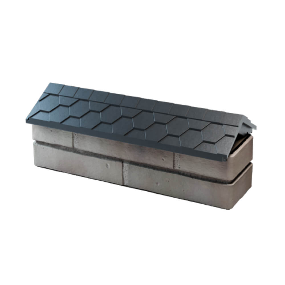 Парапет Zking Эверест Серый с посадкой на 0.5 кирпича (130мм) в Петропавловске-Камчатском фото