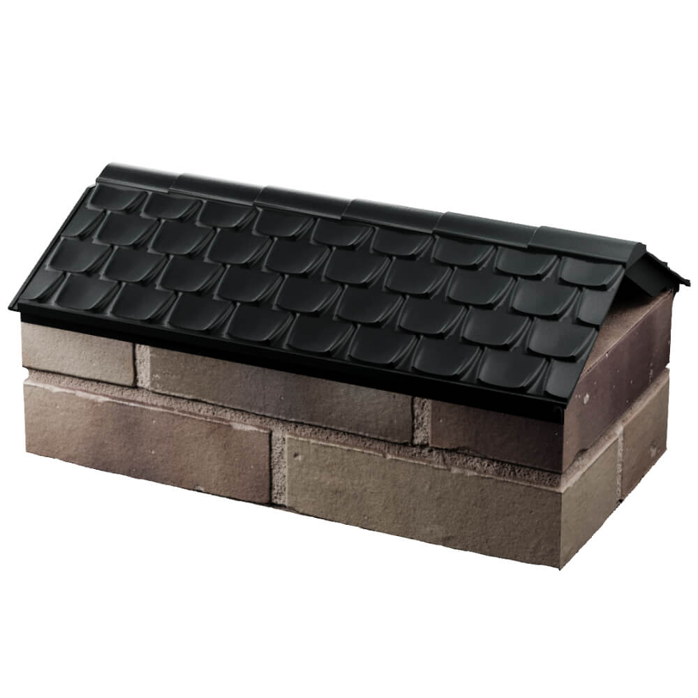 Парапет Zking Эльбрус Черный с посадкой на 1 кирпич (255мм) в Петропавловске-Камчатском фото