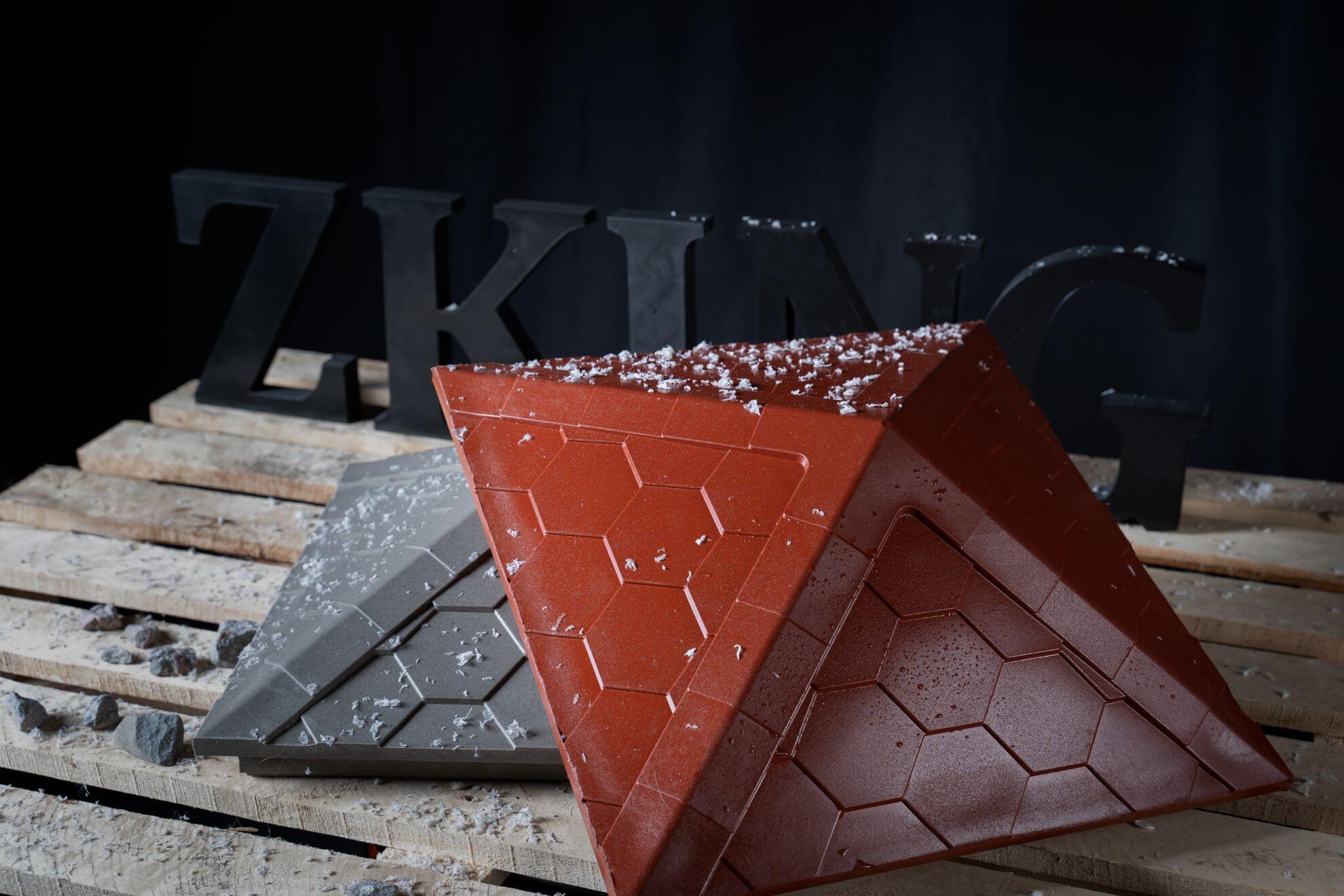 Колпак Zking Эверест Красный на столб 1.5х1.5 кирпича (390х390мм) в Петропавловске-Камчатском фото