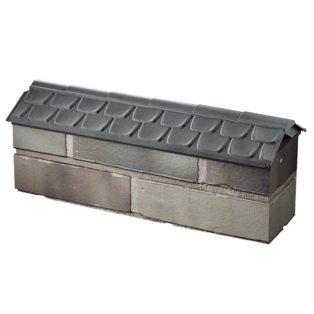 Парапет Zking Эльбрус Серый с посадкой на 0.5 кирпича (130мм) в Петропавловске-Камчатском фото