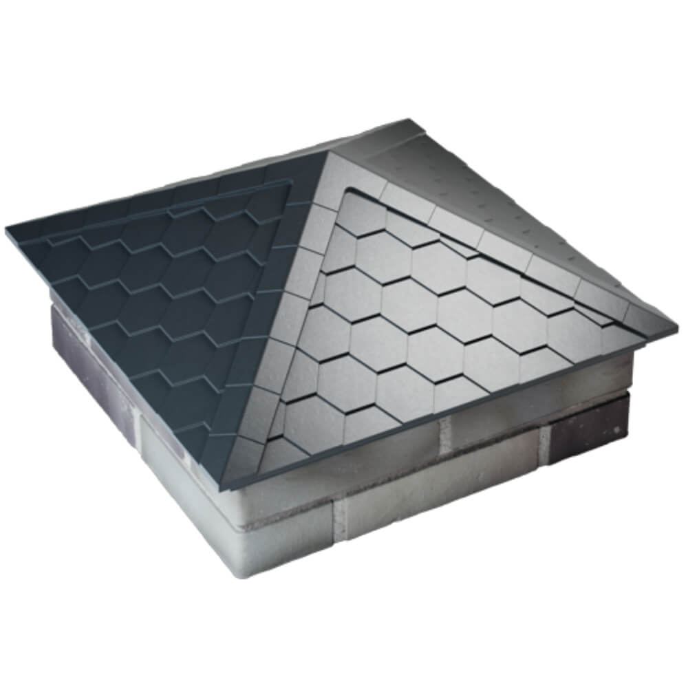 Колпак Zking Эверест Серый на столб 2х2 кирпича (535х535мм) Петропавловск-Камчатский фото