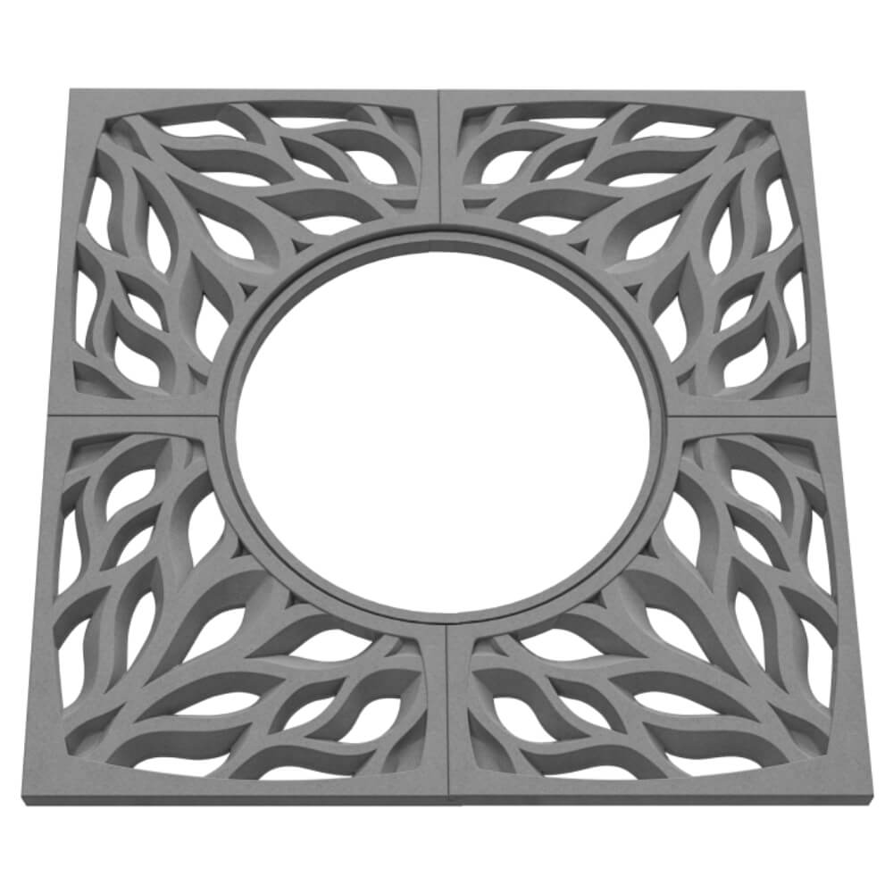 Приствольная решетка для дерева ZKING CRUST 1.2х1.2м Серая в Петропавловске-Камчатском фото