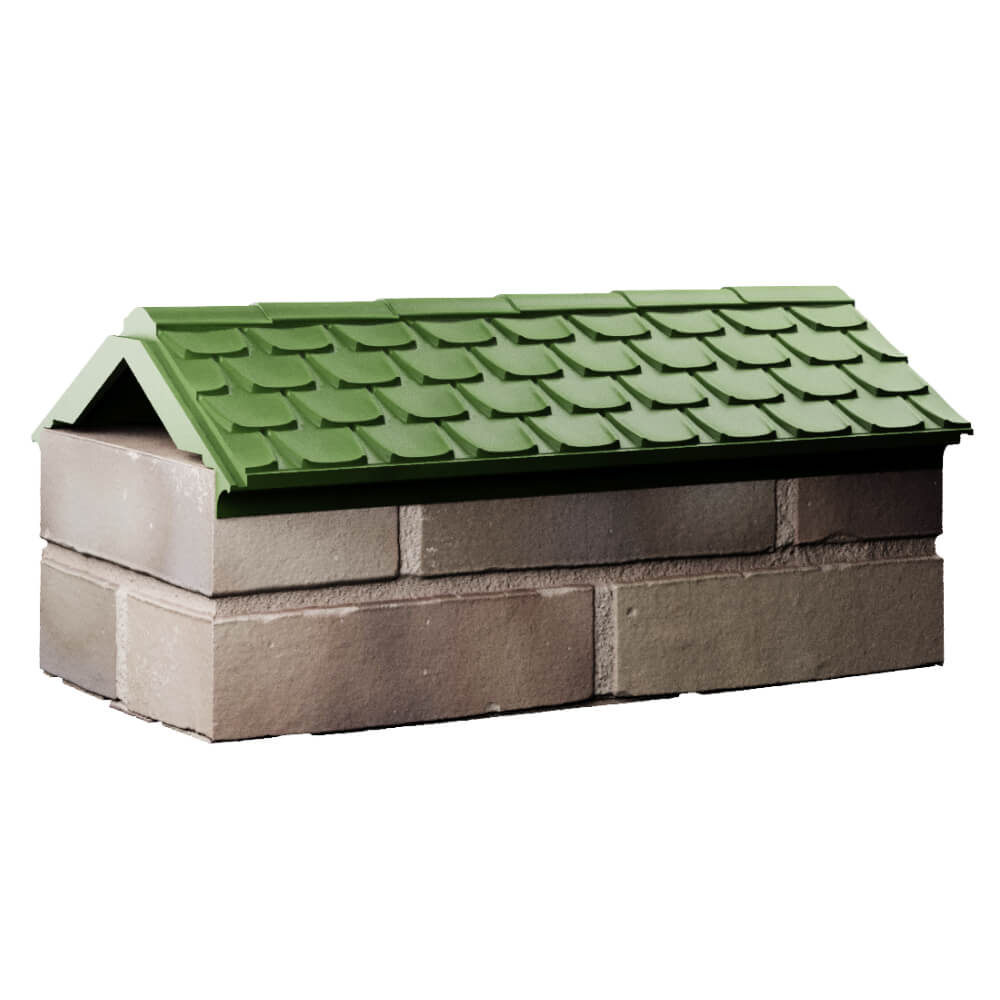 Парапет Zking Эльбрус Зеленый с посадкой на 1 кирпич (255мм) Петропавловск-Камчатский фото