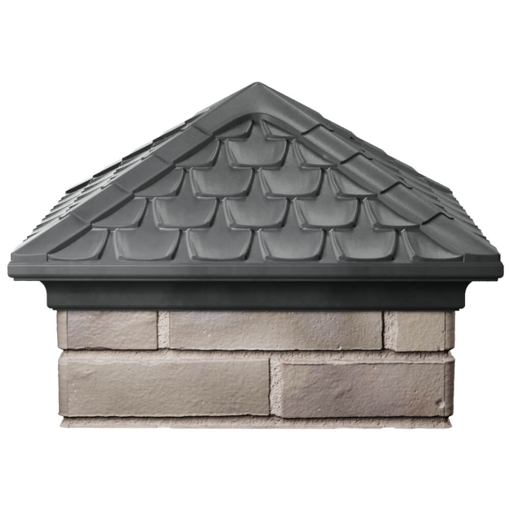 Колпак Zking Эльбрус Серый на столб 1.5х1.5 кирпича (385х385мм) Петропавловск-Камчатский фото