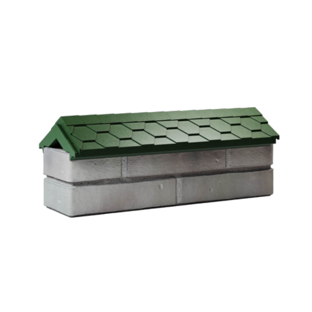 Парапет Zking Эверест Зеленый с посадкой на 0.5 кирпича (130мм) Петропавловск-Камчатский фото