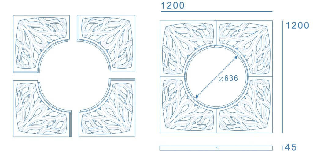 Приствольная решетка для дерева ZKING CRUST 1.2х1.2м Черная в Петропавловске-Камчатском фото