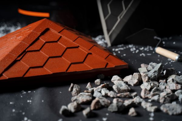 Колпак Zking Эверест Красный на столб 1.5х1.5 кирпича (390х390мм) в Петропавловске-Камчатском фото