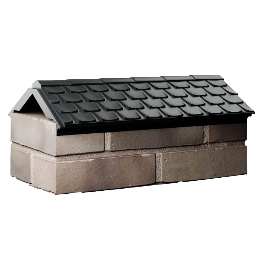 Парапет Zking Эльбрус Черный с посадкой на 1 кирпич (255мм) Петропавловск-Камчатский фото