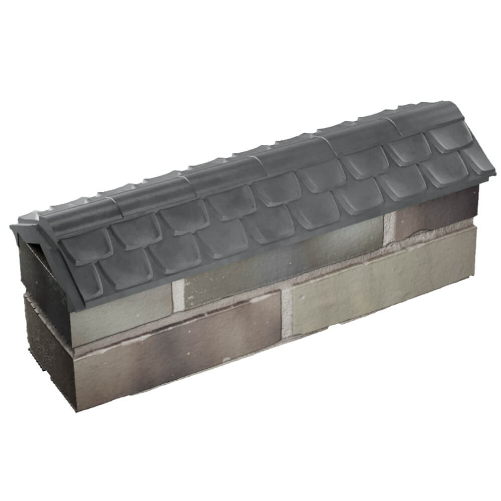 Парапет Zking Эльбрус Серый с посадкой на 0.5 кирпича (130мм) в Петропавловске-Камчатском фото