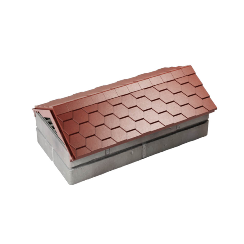 Парапет Zking Эверест Красный с посадкой на 1 кирпич (200/225/255мм) в Петропавловске-Камчатском фото