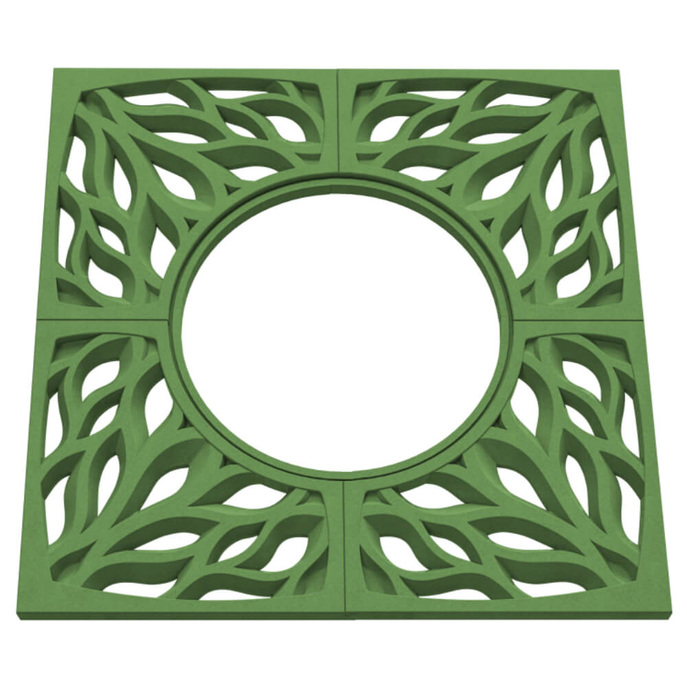 Приствольная решетка для дерева ZKING CRUST 1.2х1.2м Зеленая в Петропавловске-Камчатском фото