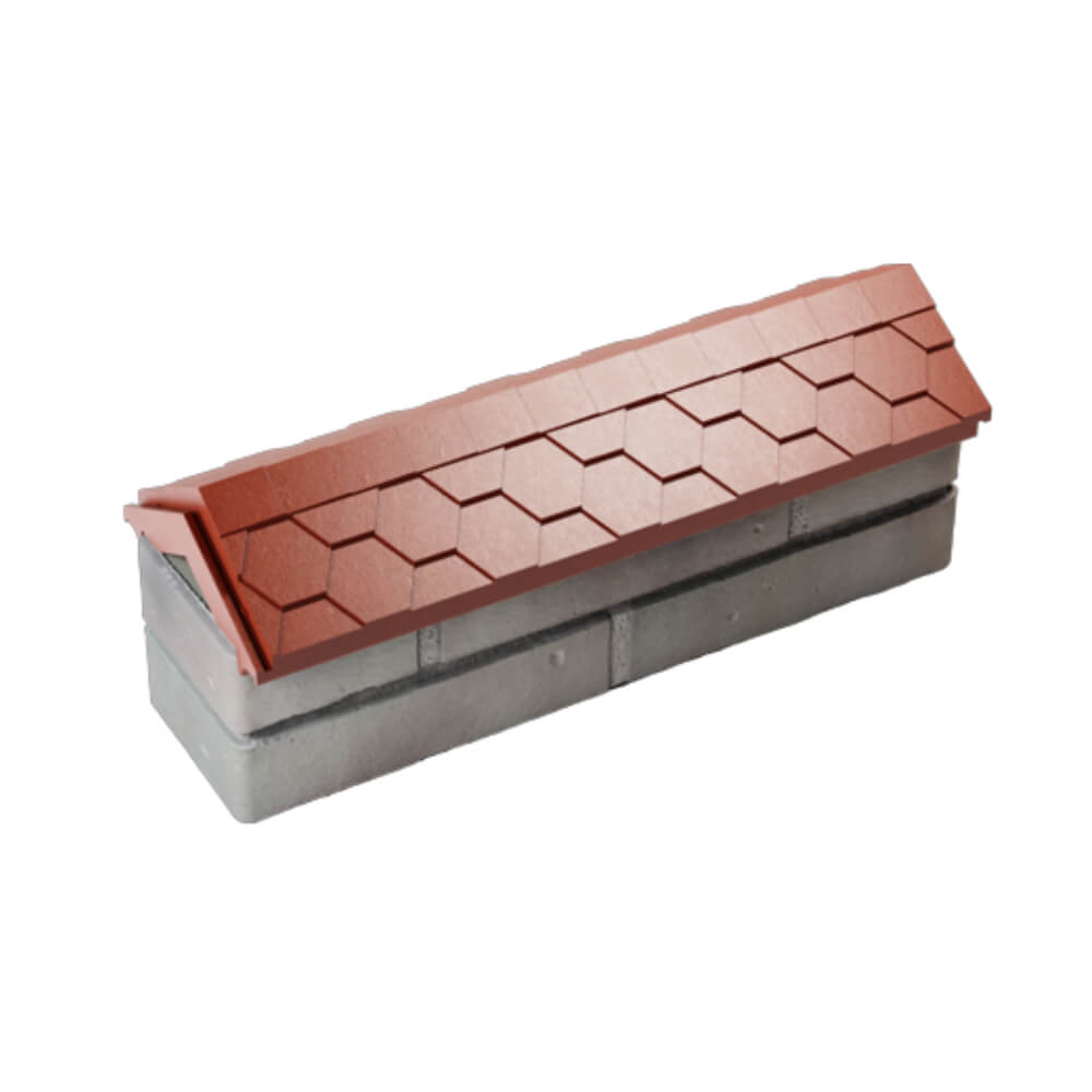 Парапет Zking Эверест Красный с посадкой на 0.5 кирпича (130мм) в Петропавловске-Камчатском фото