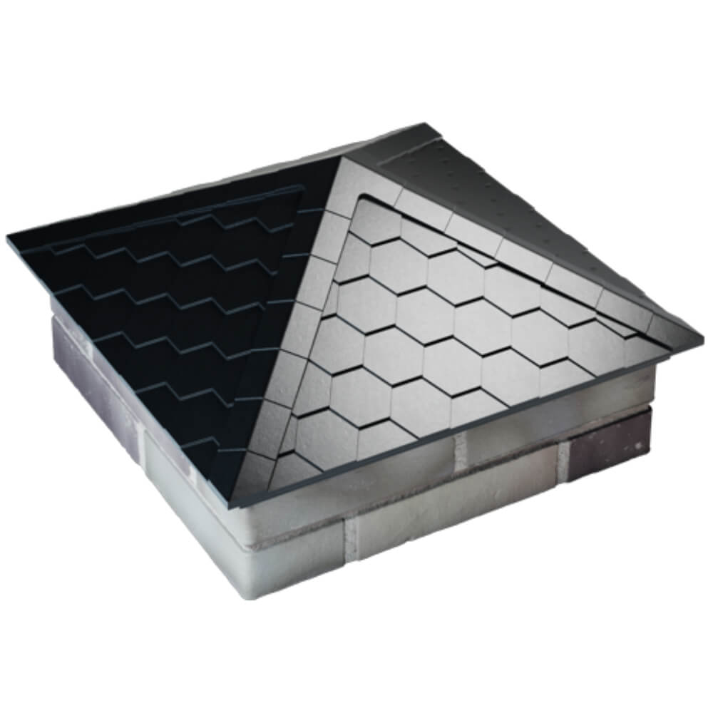 Колпак Zking Эверест Черный на столб 2х2 кирпича (535х535мм) Петропавловск-Камчатский фото