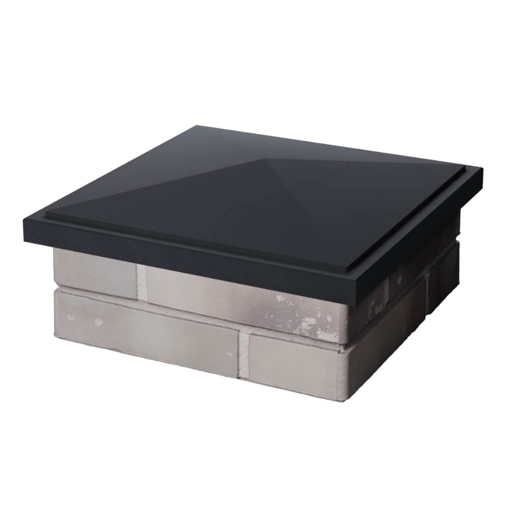 Колпак Zking БонаМоно Серый на столб 1.5х1.5 кирпича (385х385, 400х400мм) в Петропавловске-Камчатском фото