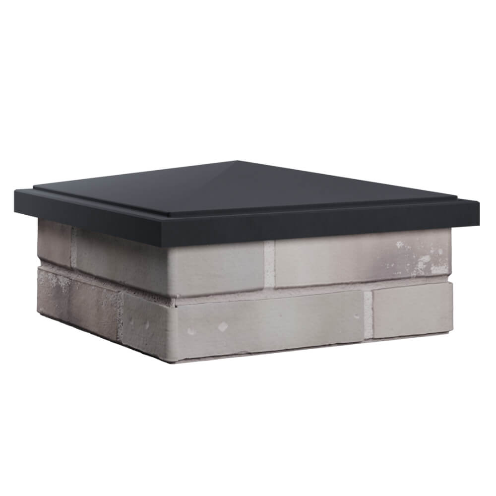 Колпак Zking БонаМоно Серый на столб 1.5х1.5 кирпича (385х385, 400х400мм) в Петропавловске-Камчатском фото