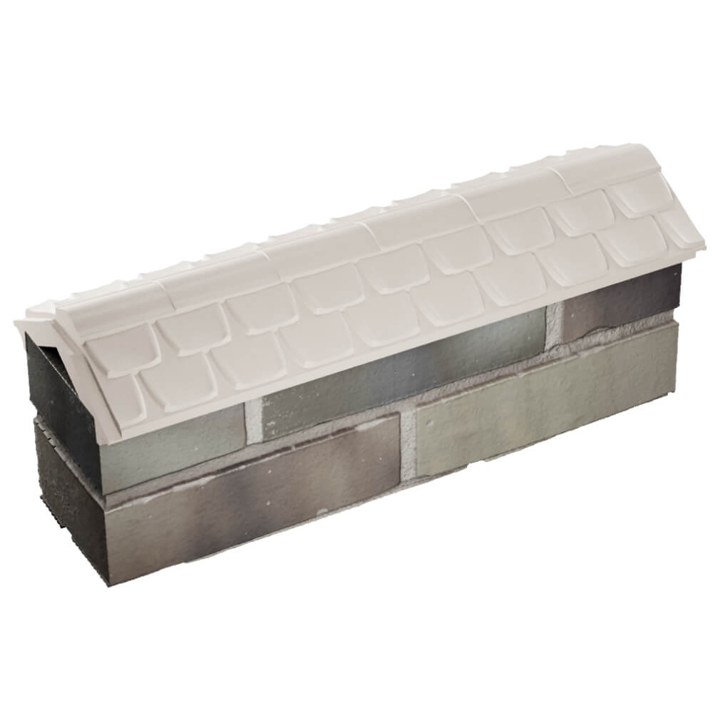 Парапет Zking Эльбрус Бежевый с посадкой на 0.5 кирпича (130мм) в Петропавловске-Камчатском фото