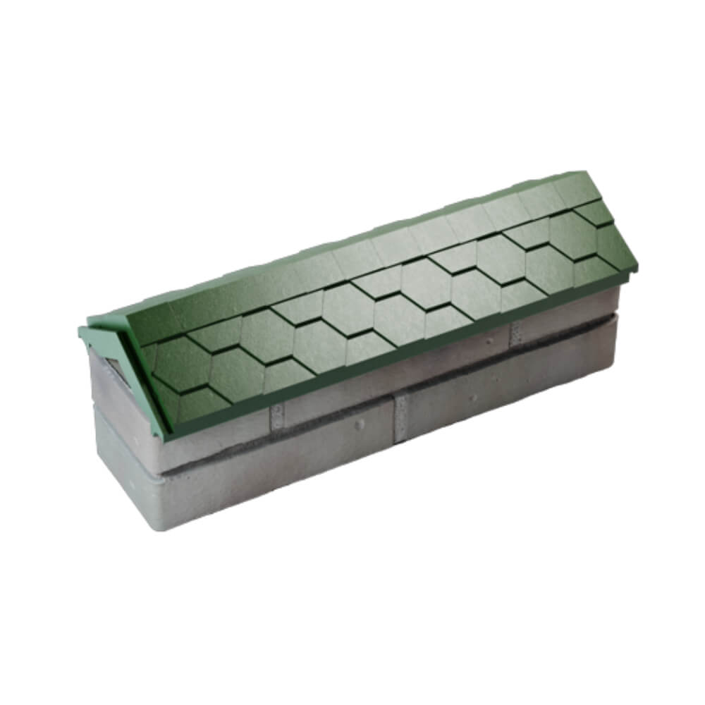 Парапет Zking Эверест Зеленый с посадкой на 0.5 кирпича (130мм) в Петропавловске-Камчатском фото