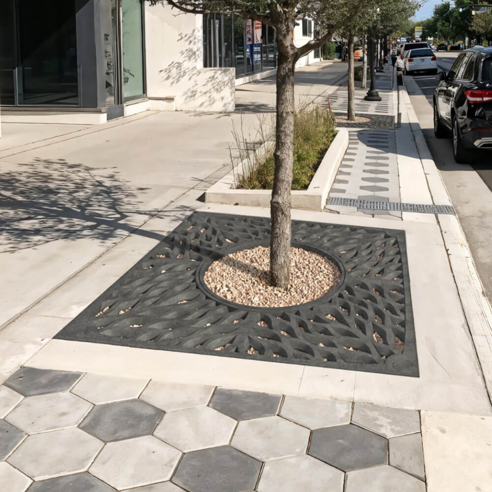 Приствольная решетка для дерева ZKING CRUST 2х2м Черная в Петропавловске-Камчатском фото