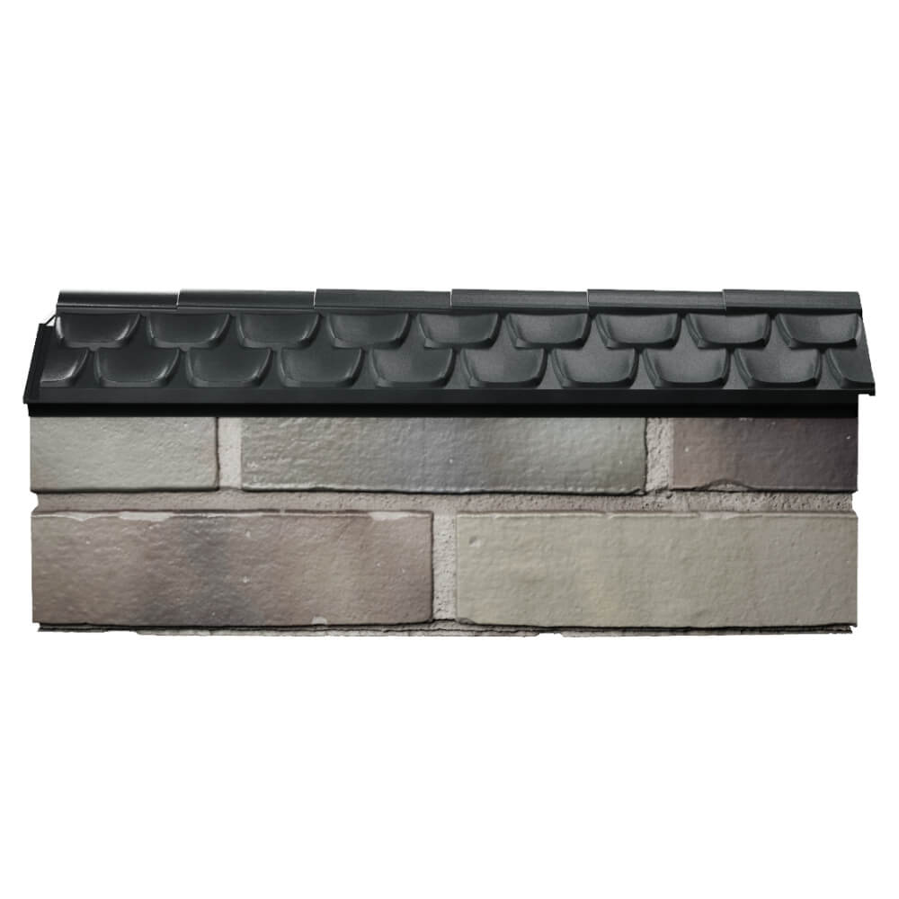 Парапет Zking Эльбрус Черный с посадкой на 0.5 кирпича (130мм) в Петропавловске-Камчатском фото
